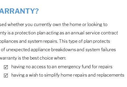 home warranty assumption